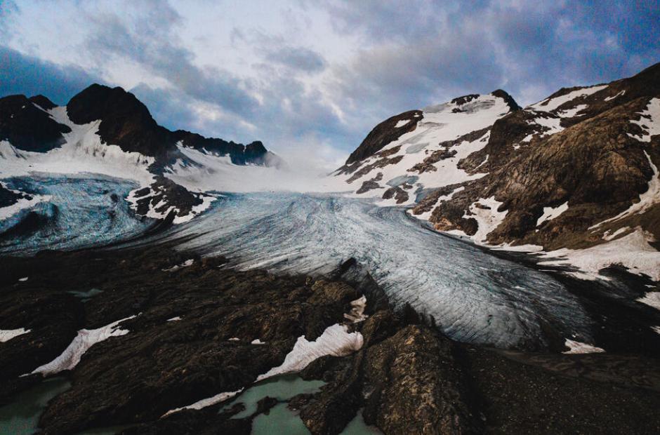 Pic de l'Étendard et glacier de Saint Sorlin - Pic de l'Étendard et glacier de Saint Sorlin