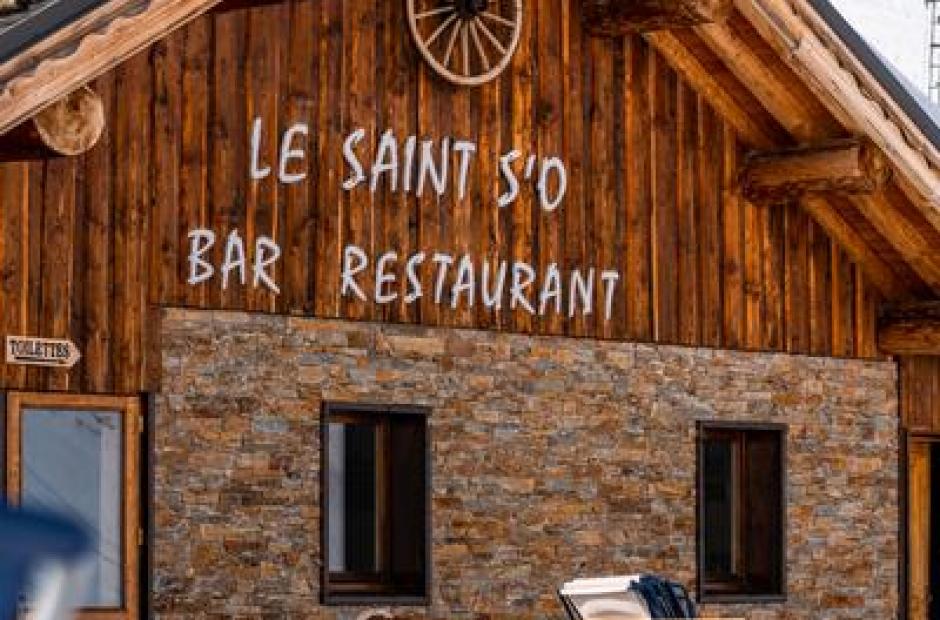 Restaurant Le Saint S'O à Saint Sorlin d'Arves - Domaine des Sybelles -