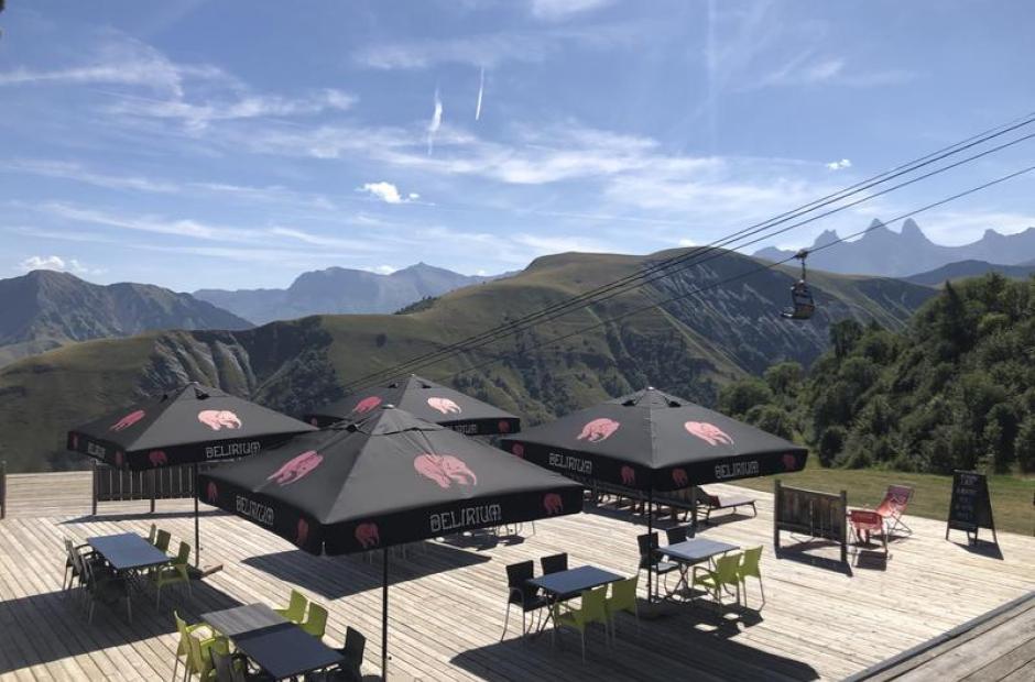 L'Alpe - Terrasse été