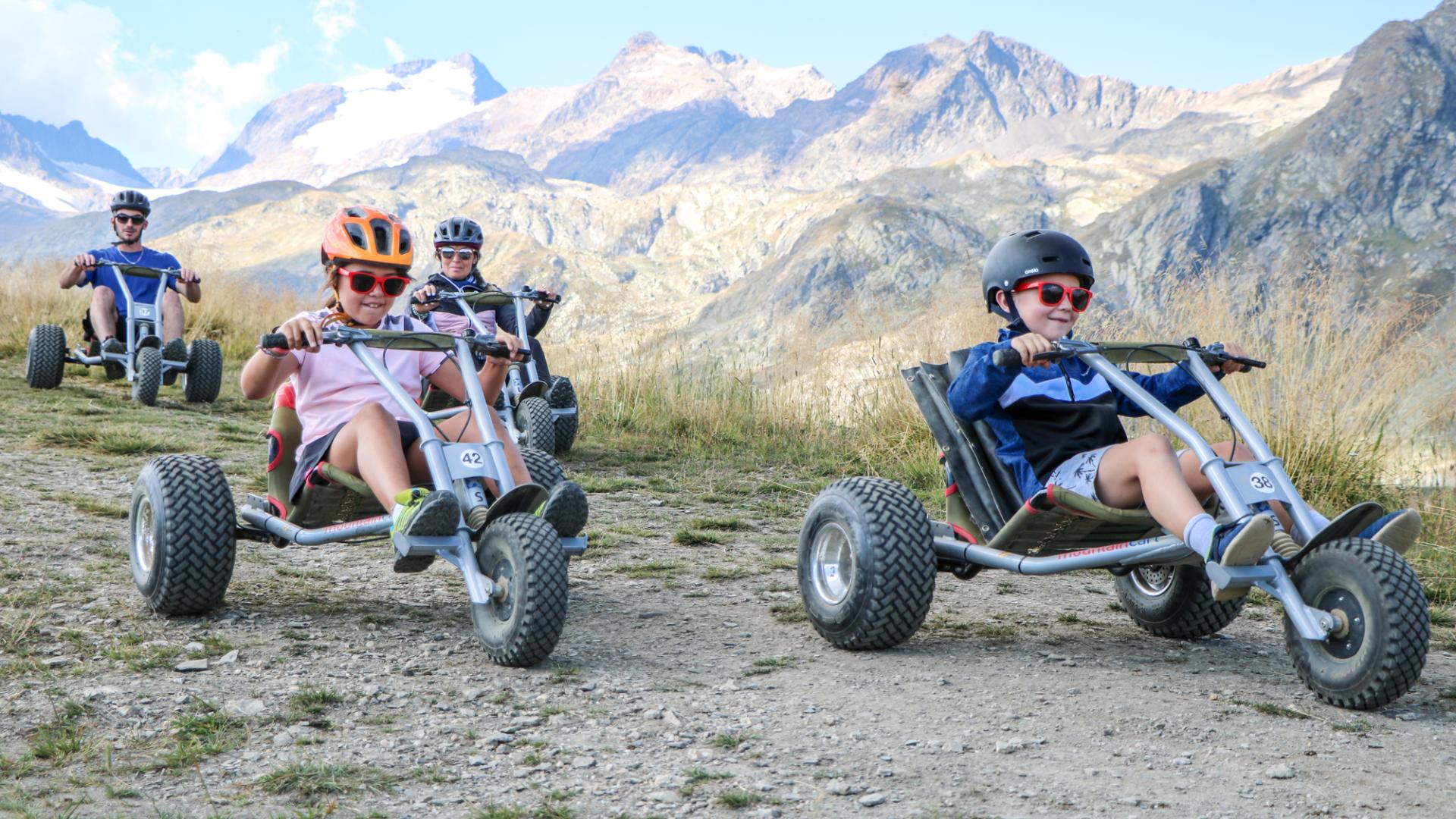 Descente en Mountain Kart