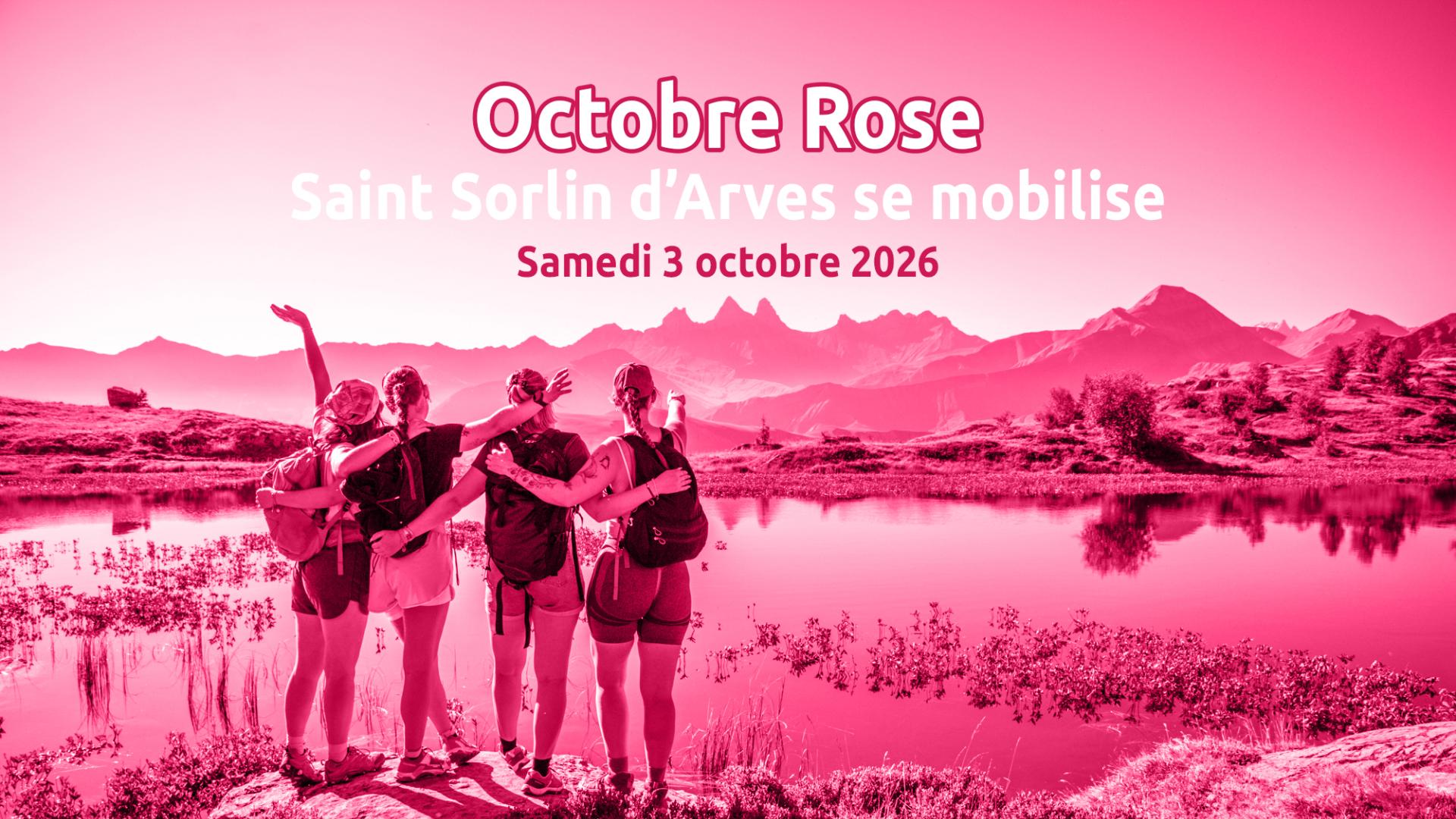 Octobre Rose à Saint Sorlin d'Arves