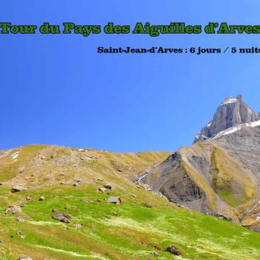 Tour des Aiguilles d'arves - vue paysage montagne