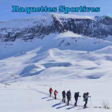 Randonnées raquettes sportives