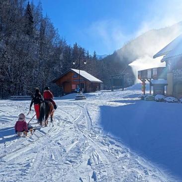 Balade à poney, Poney-luge &amp; Ski-poney -