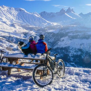 VTT électrique sur neige - VTT électrique sur neige