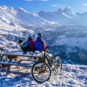 VTT électrique sur neige - 