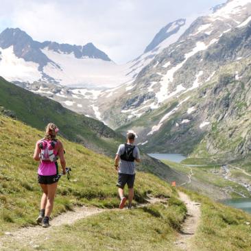 Trail face au glacier de Saint Sorlin - Trail face au glacier de Saint Sorlin