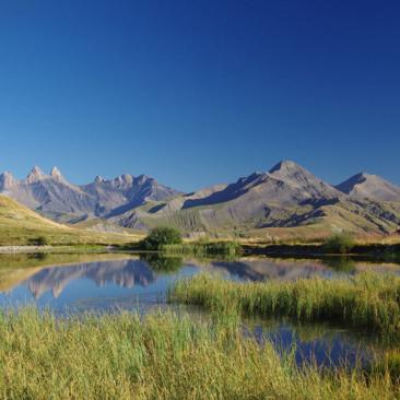 Lac Potron et Aiguilles d'Arves - Lac Potron et Aiguilles d'Arves