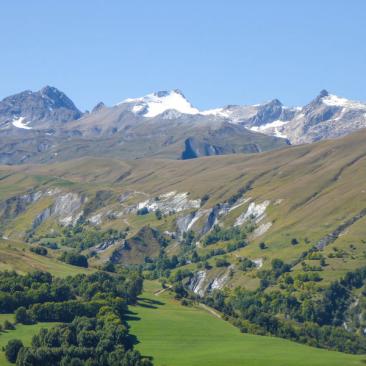 Vue sur le massif des Rousses - Vue sur le massif des Rousses