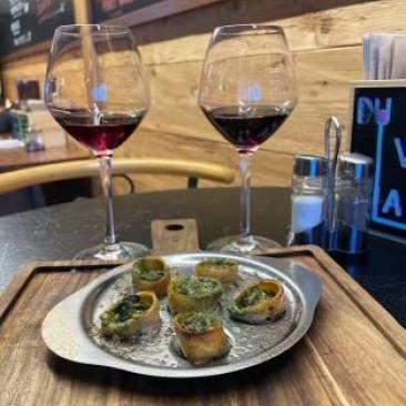 Du vin sur la planche - Présentation plat