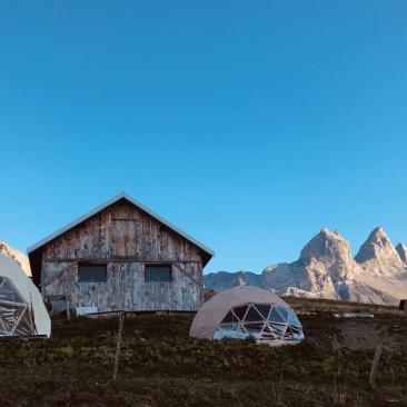 Dôme géodésique au Chalet d'la Croë - Dôme géodésique au Chalet d'la Croë