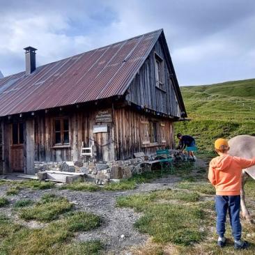 Sur le perron du Chalet du Perron - Chalet du Perron