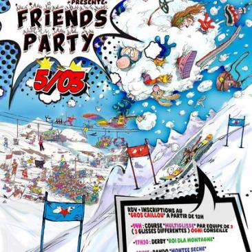 Friends Party_Saint-Sorlin-d'Arves - Affiche Friends Party_Saint-Sorlin-d'Arves