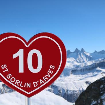 Balisage piste en forme de cœur - Balisage piste en forme de cœur