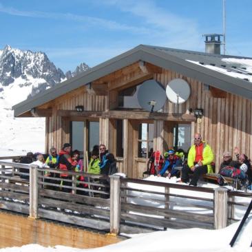 Refuge de l'Etendard - Vue extérieure hiver