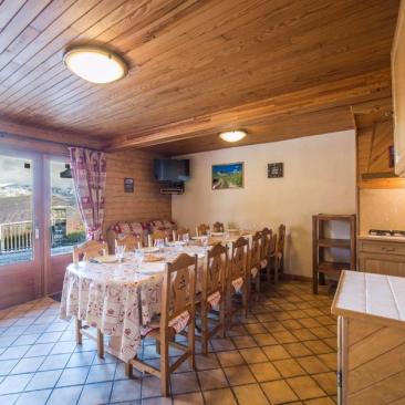 Image - Appartement le Lys Martagon - Albiez le Jeune Savoie - Proche station de ski Albiez Montrond  - Entrée et pièce de vie 