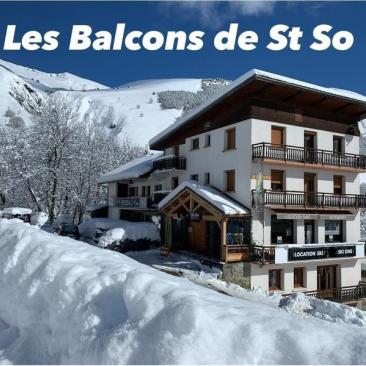 Balcons de St So - Vue extérieure hiver