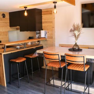 Chalet les Grizzlis - Salon