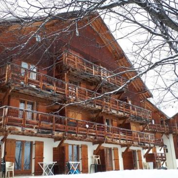 Chalet les Grizzlis - Vue extérieure hiver