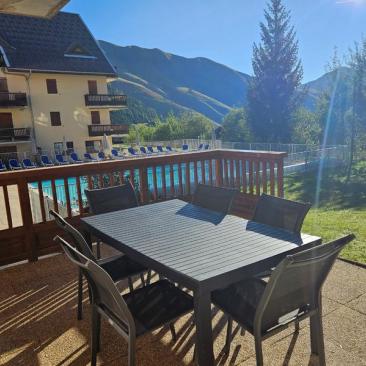 Sybelles Odalys D04 - 8 personnes_Saint-Sorlin-d'Arves - Vue terrasse