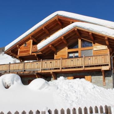 Chalet la Folatière - Vue extérieure hiver