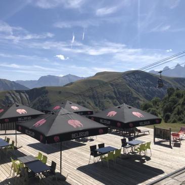 L'Alpe - Terrasse été