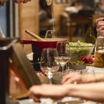 Restaurant Les Cèdres - Fondue au restaurant